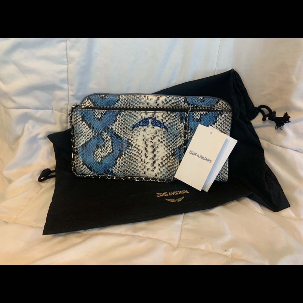 Snakeskin Clutch Bag